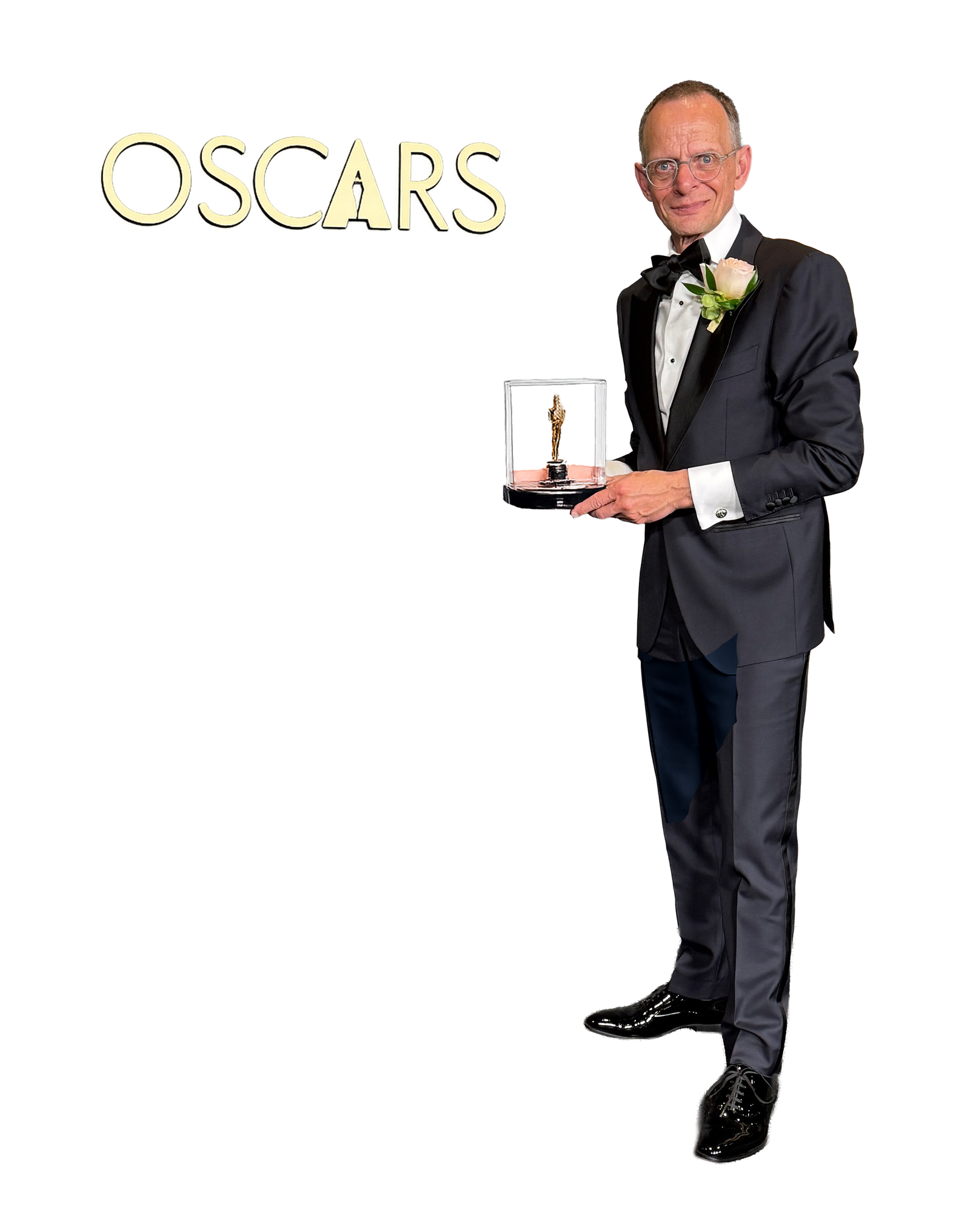 Curt O. Schaller with the Academy Scientific and Engineering Award 2025